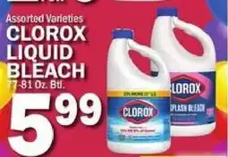 C Town Clorox liquid bleach offer