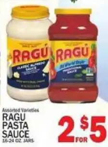 C Town Ragu pasta sauce offer