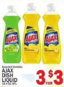 C Town Ajax dish liquid offer