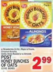 C Town Post honey bunches of oats offer