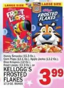 C Town Kellogg's Frosted Flakes offer