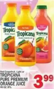 C Town Tropicana pure premium orange juice offer