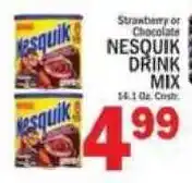 C Town Nesquik drink mix offer