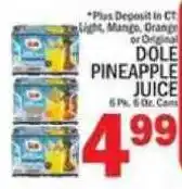 C Town Dole pineapple juice offer