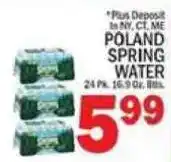 C Town Poland spring water offer