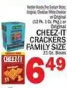 C Town Cheez-it crackers family size offer