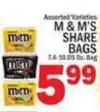 C Town M&m's share bags offer