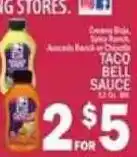 C Town Taco Bell Sauce offer