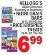 C Town Kellogg's Nutri Grain Bars offer