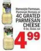 C Town 4c grated parmesan cheese offer