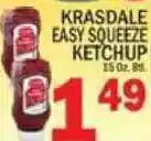 C Town Krasdale easy squeeze ketchup offer