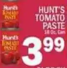 C Town Hunt's tomato paste offer