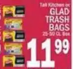 C Town Glad trash bags offer