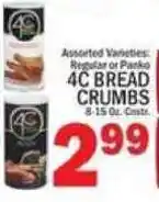 C Town 4C bread crumbs offer