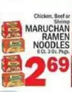 C Town Maruchan Ramen Noodles offer