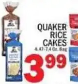 C Town Quaker rice cakes offer