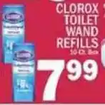 C Town Clorox toiler wand refills offer