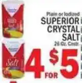 C Town Superior crystal salt offer