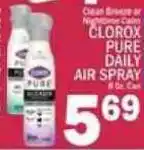 C Town Clorox pure daily air spray offer