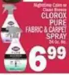 C Town Clorox pure fabric & carpet spray offer