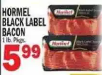 C Town Hormel black label bacon offer