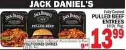 C Town Jack Daniel's pulled beef entrees offer