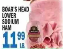 C Town Boar's Head lower sodium ham offer