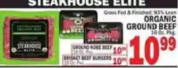 C Town Steakhouse Elite organic ground beef offer