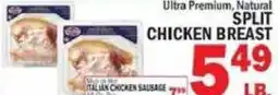 C Town Ultra Premium Natural Split Chicken Breast offer