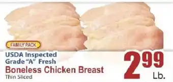 Family pack boneless chicken breast