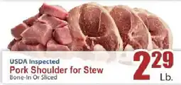 Key Food Pork Shoulder for Stew offer