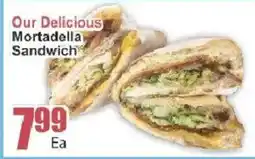 Key Food Our Delicious Mortadella Sandwich offer