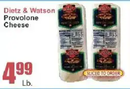 Key Food Dietz & Watson provolone cheese offer