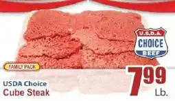 Key Food Usda Choice Cube Steak offer
