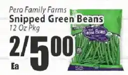 Key Food Pero Family Farms Snipped Green Beans offer