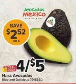 Giant Food Avocados Mexico Hass Avocados offer