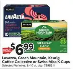 Giant Food Lavazza, Green Mountain, Keurig Coffee Collective or Swiss Miss K-Cups offer