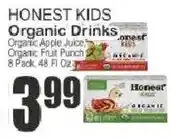 Key Food Honest Kids Organic Drinks offer