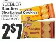 Key Food Keebler Sandies Shortbread Cookies offer