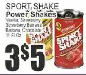 Key Food Sport Shake Power Shakes offer