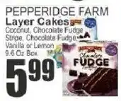 Key Food Pepperidge Farm Layer Cakes offer