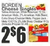 Key Food Borden Cheese Singles offer