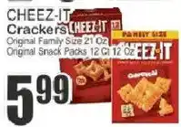 Key Food Cheez-it crackers offer