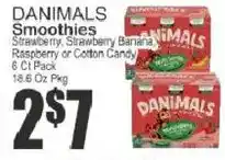 Key Food Danimals smoothies offer