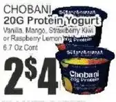 Key Food Chobani 20g Protein Yogurt offer