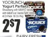 Key Food Yogurt Parfaits offer
