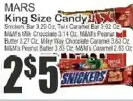 Key Food Mars king size candy offer