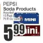 Key Food Pepsi soda products offer