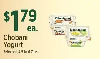 Yoke's Fresh Market Chobani Yogurt offer