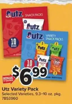 Giant Food Utz Variety Pack offer